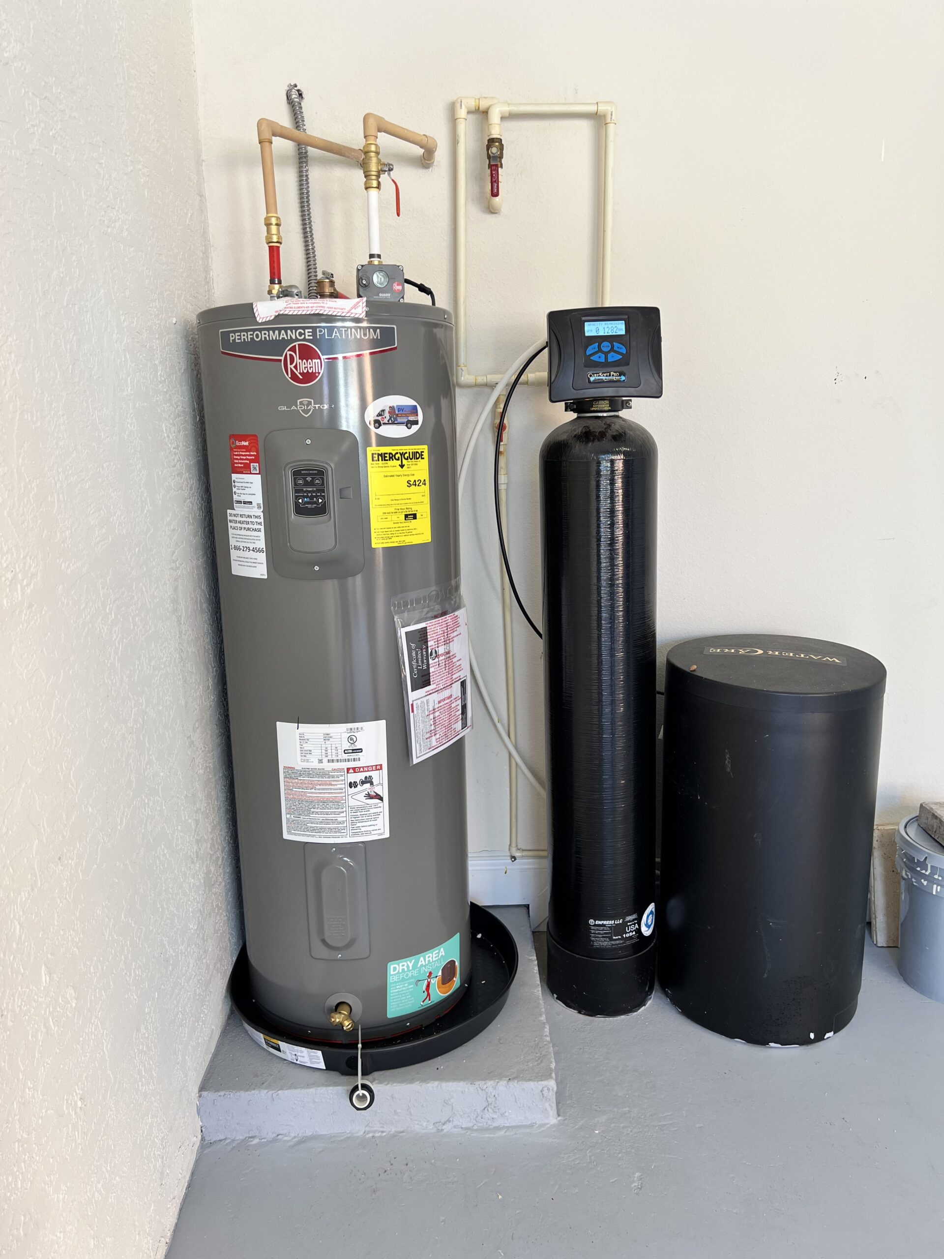 water heater install